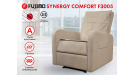 Массажное кресло реклайнер FUJIMO COMFORT CHAIR F3005 FMF Ваниль (Sakura 4)